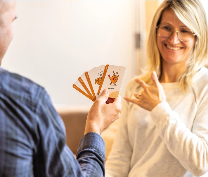 gebarenkaarten gevoelens en eigenschappen